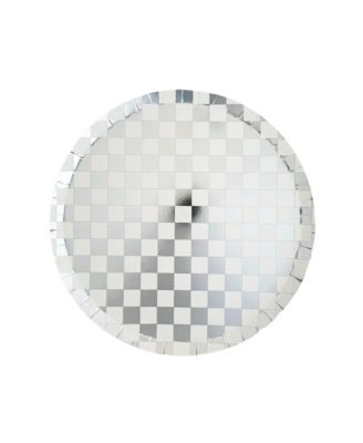 Checkered Paper Dessert Plates, Set of 8