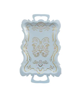 Let Them Eat Cake Platters Shaped Large Paper Plates, Set of 8