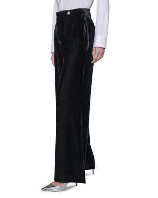 Wide Leg Velvet Pants