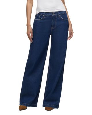 Rylee Low Rise Loose Jeans in Rinse