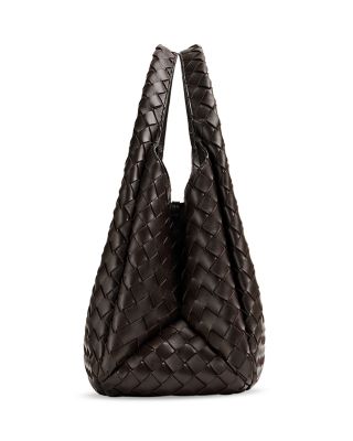 Campana Intrecciato Leather Shoulder Bag