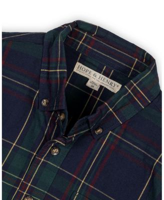 Boys' Organic Long Sleeve Stretch Poplin Shirt - Little Kid, Big Kid