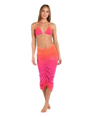  Ombre Illusions Convertible Midi Skirt