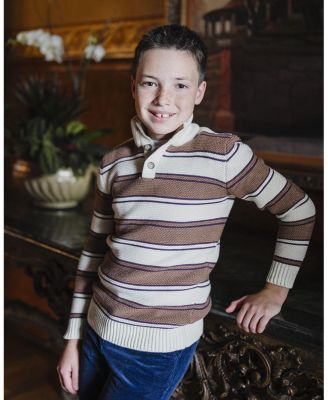 Boys' Organic Stripe Sweater - Little Kid, Big Kid