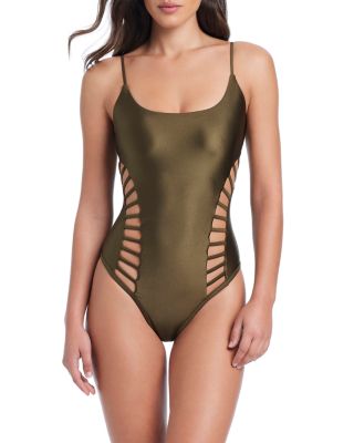 Cross Cutout Maillot One-Piece Swimsuit