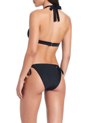 Chain Detail Halter Bikini Top