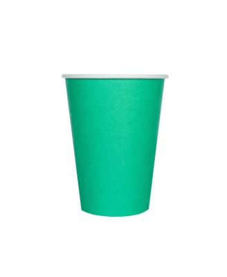 Solid Shade Colors Paper Party Cups, Set of 8