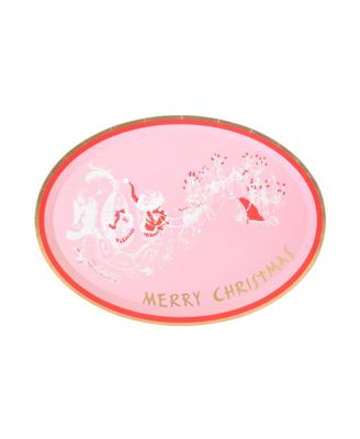 Eloise at the Plaza Merry Christmas Large Paper Plates, Set of 8