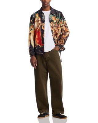 Printed Snap Front Jacket