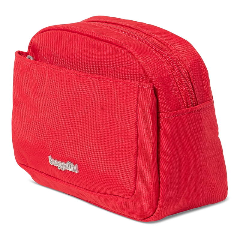 Baggallini The Jet Set Edit Small Pocket Cosmetic Pouch In Red