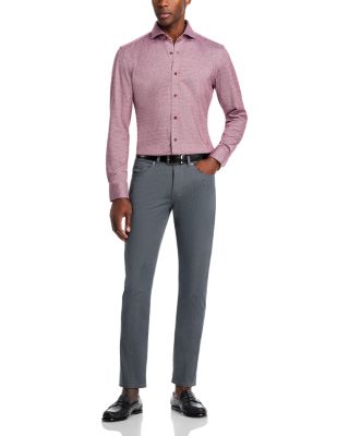 Hank Spread Collar Slim Fit Button Down Shirt