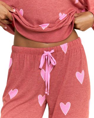 Star Seeker Lounge Set in Cherry Hearts