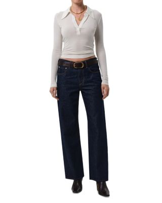 Lindz Low Rise Straight Jeans in Amherst