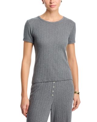 Pointelle Tee &amp; Pointelle Boxer Pants