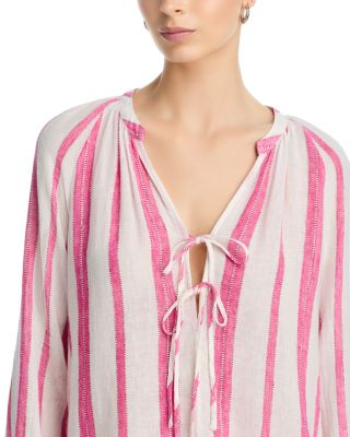 Striped Tie Top
