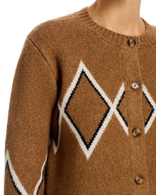 Argyle Cardigan Sweater - Exclusive 