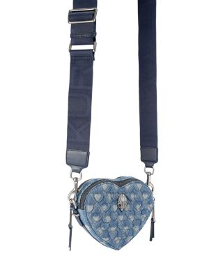 Kensington Heart Two Zip Quilted Crossbody