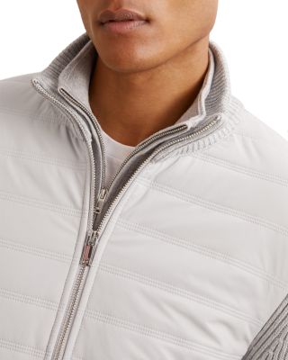 Townsend Long Sleeved Zip Through Funnel Quilted Jacket