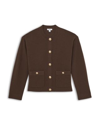 Olive Wool & Cashmere Cardigan