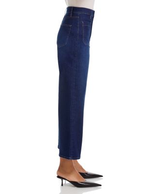 The Anchor High Rise Ankle Wide Leg Jeans in Cicero
