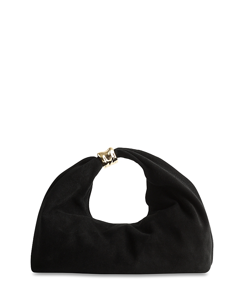 Madewell The Mini Suede Ring Pouch In Pink