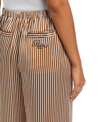 Ritz Striped Silk Pajama Shirt & Pants 
