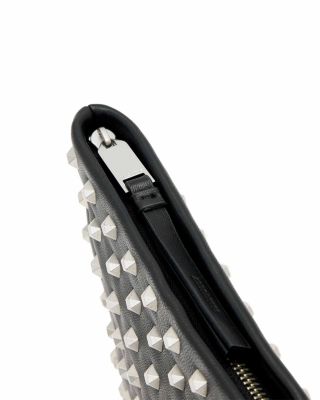 Bettina Embellished Leather Clutch