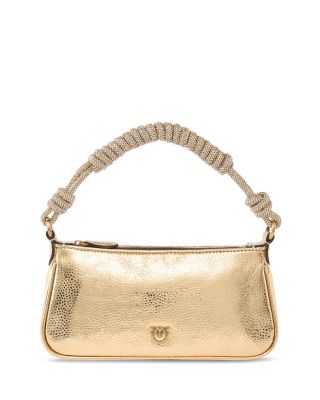 Metallic Leather Handbag
