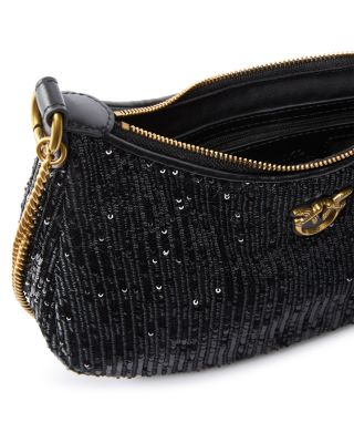 Half Moon Sequin Crossbody