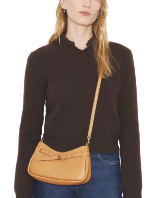 Romy Leather Zip Top Crossbody