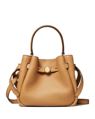 Romy Mini Leather Bucket Bag