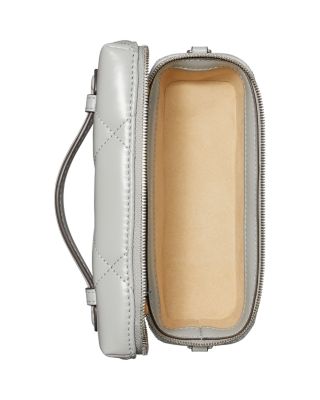 Kira Diamond Quilted Charm East-West Vanity Case