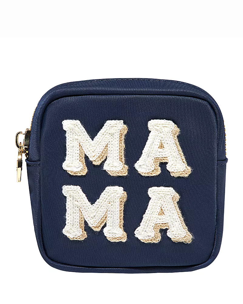 Stoney Clover Lane Mama Embroidered Mini Pouch