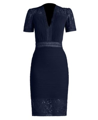 Brone Illusion Lace Cocktail Dress