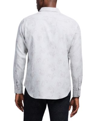 Knox Printed Long Sleeve Button Front Shirt