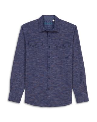 Storrs Long Sleeve Button Front Knit Shirt