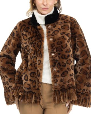 Shearling Lamb Jacket with Fringes