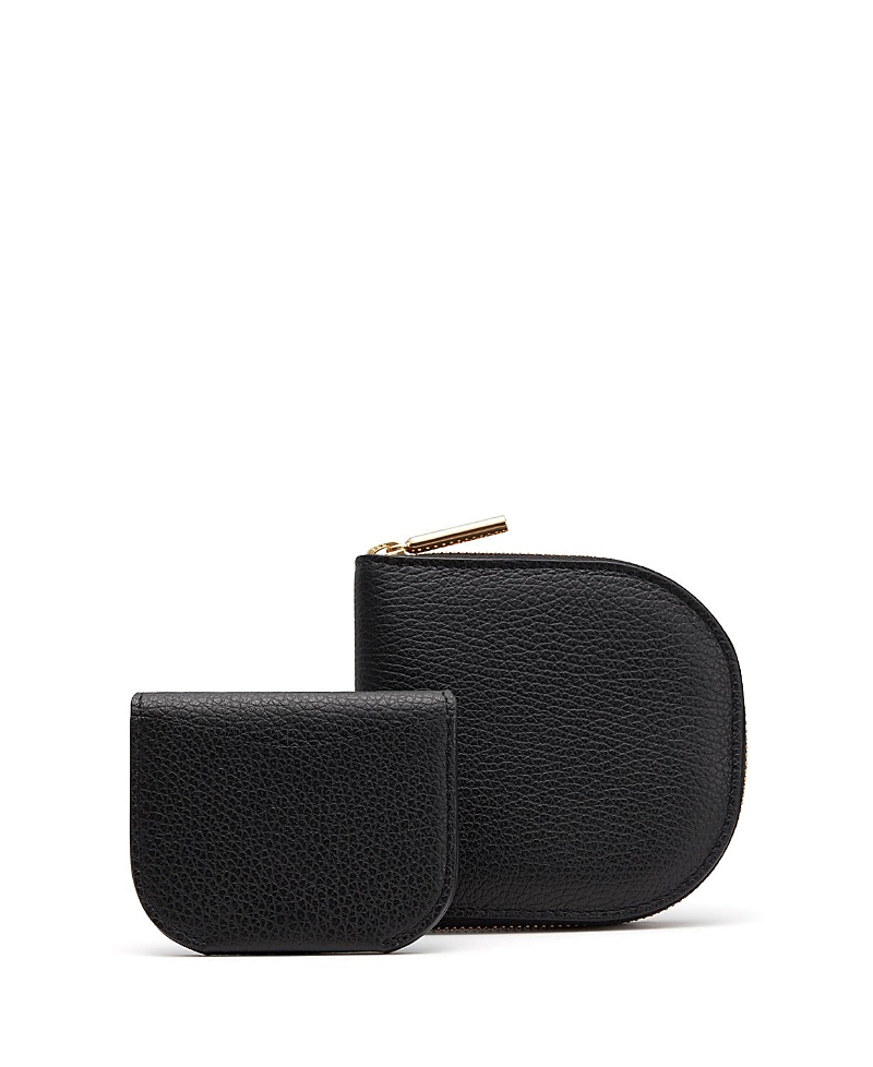 Cuyana Duo Small Zip Wallet In Black