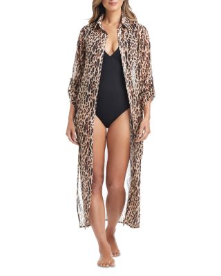 Chiffon Cover Up Shirtdress