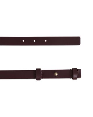 Women's Hayley Hardware Piece Leather Belt 