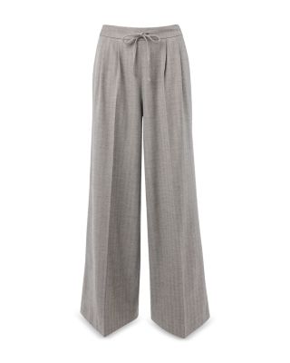 Herringbone Wide Leg Pants 