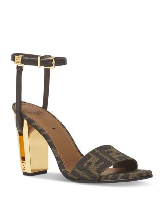 Women's Delfina FF Jacquard High Heel Sandals
