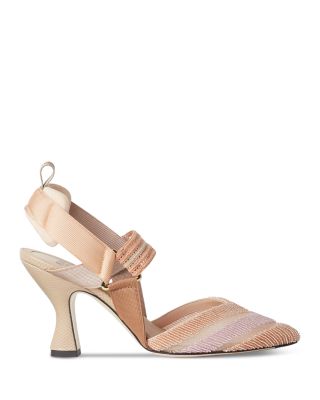 Women's Colibrì Beaded Mesh High Heel Slingbacks