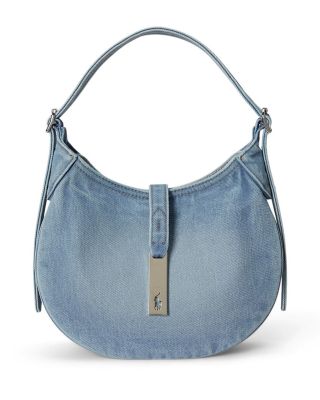 Polo ID Small Denim Shoulder Bag