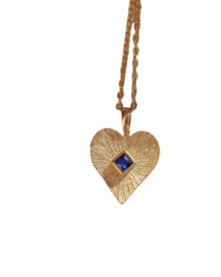 Golden Heart Pendant Necklace
