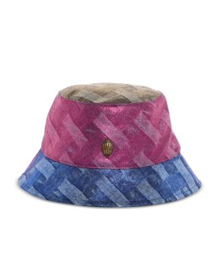 Metallic Denim Bucket Hat