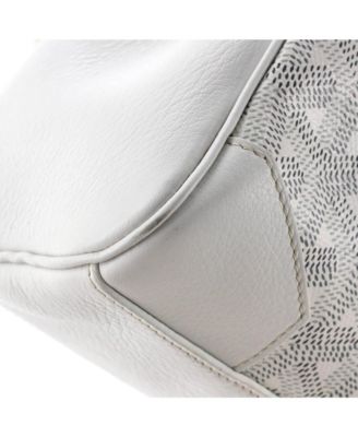  Mini Saigon Top Handle Bag Coated Canvas with Leather