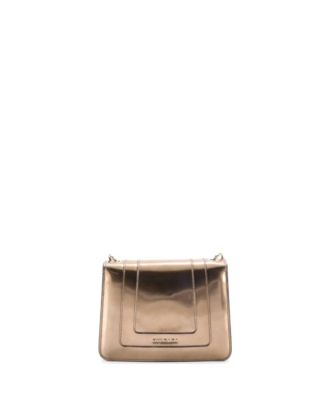 Small Serpenti Forever Square Shoulder Bag Metallic Leather