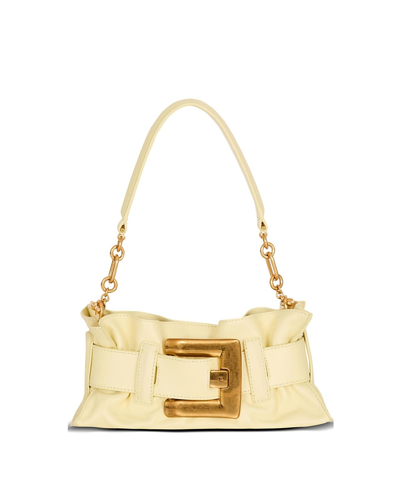 Balmain Mini Anthem Shoulder Bag in Calfskin Leather