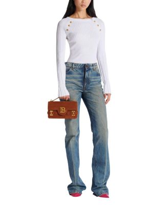 Suede B-Buzz Shoulder 24 Bag